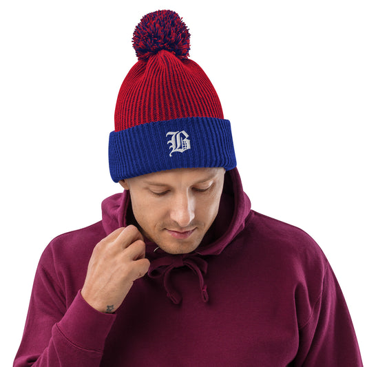 Pom-Pom logo beanie